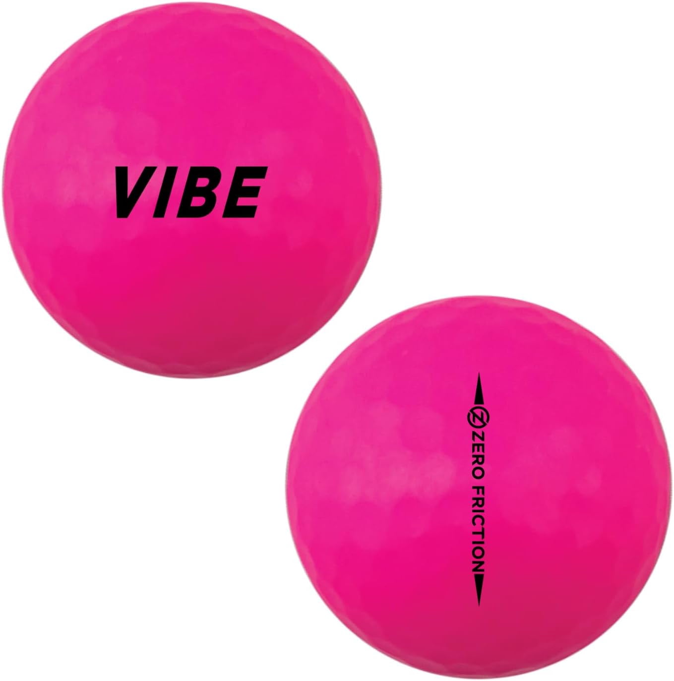Zero Friction Vibe Multi Colored Golf Balls - 36 Pack