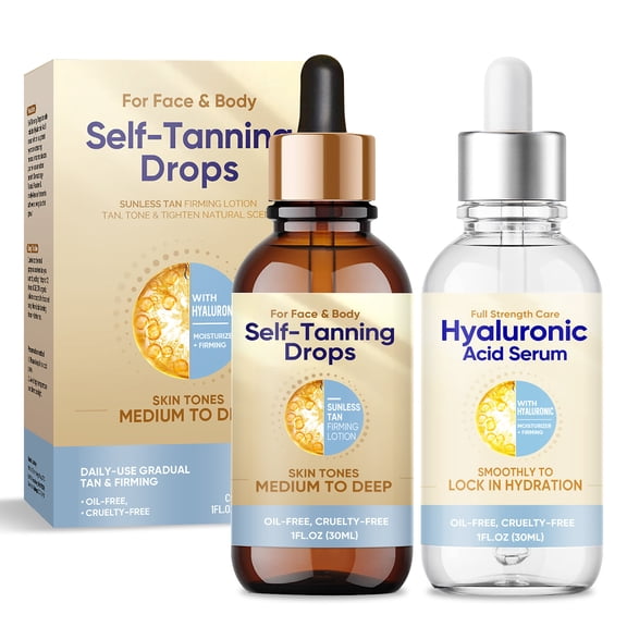 Tanning Oil/Drops, 1 fl oz*2 (30ml)