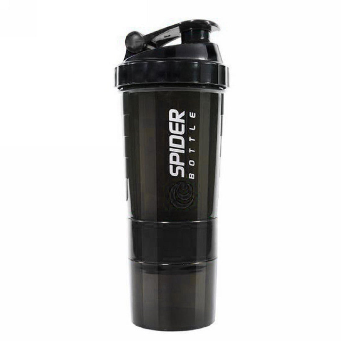 Protein Shaker Bottle - Sports Water Bottle - Non Slip 3 Layer Twist Off  3oz Cups with Pill Tray - L…See more Protein Shaker Bottle - Sports Water