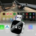 thumbnail image 5 of 2026 Upgrade 3 in 1 Screen Mirror for iOS Android Phone,Wired to Wireless Screen Mirroring Carplay Adapter for Car,Mirror Link Auto Adapter with 2.4/5Ghz WiFi & Bluetooth 5.0,Instant Wired（x）, 5 of 7