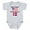Heather Gray, variant on CafePress - Made In America With Norwegian Parts Body Suit - Cute Infant Bodysuit Baby Romper - Size Newborn - 24 Months
