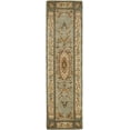 thumbnail image 2 of SAFAVIEH Bergama Cromwell Oriental Wool Runner Rug, Light Blue/Ivory, 2'3" x 8', 2 of 9