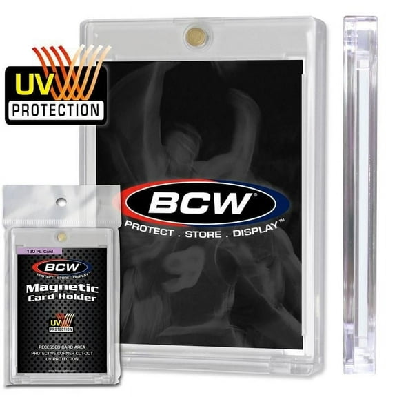 BCW 180 Pt Magnetic Card Holders, 12 Pack