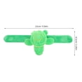 thumbnail image 2 of LRXIYODE 1Pack Turtle Plush Toy Slap Bracelet Green Color PP Cotton for Kids and Children, 2 of 7