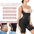 thumbnail image 4 of COMFREE Shapewear for Women Tummy Control Seamless Fajas Colombianas Bodysuit Open Bust Mid Thigh Body Shaper, 4 of 7