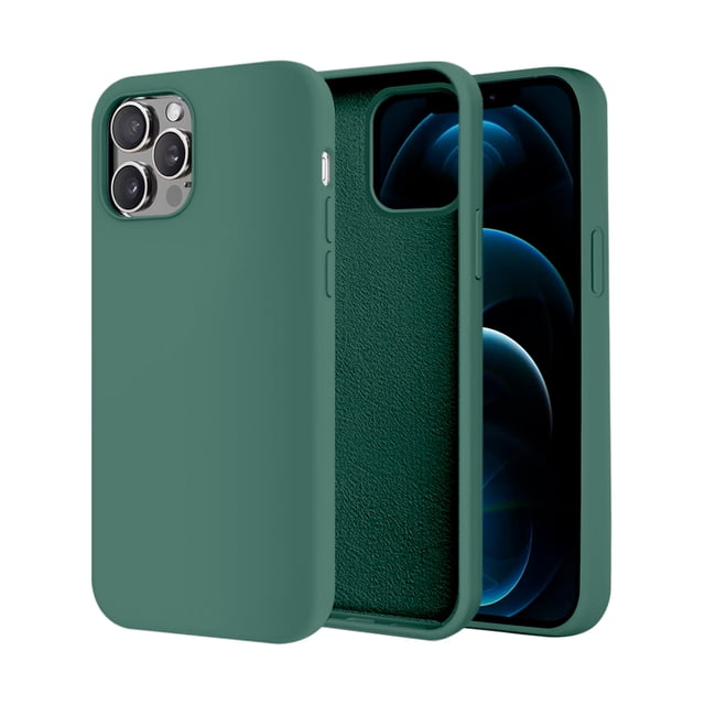 Funda de Protección para iPhone 12 Pro - Sovico - Silicón con Forro de Microfibra