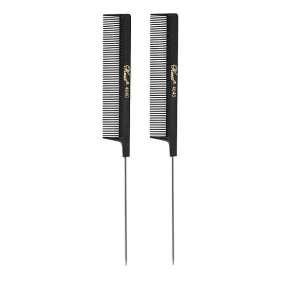 Goma de nitrilo permanente para dientes finos Comb Krest, paquete de 2