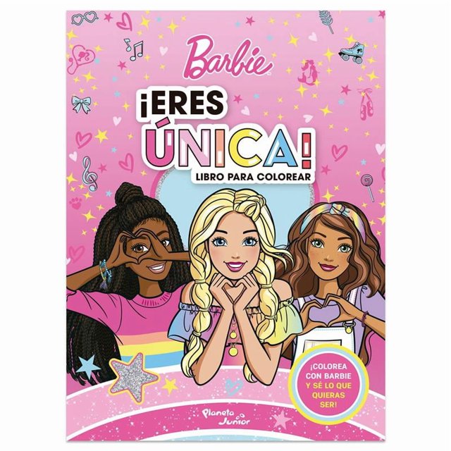 Barbie Eres Unica Planeta Infantil Libro de bolsillo 1ra edicion