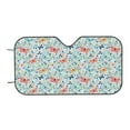 thumbnail image 7 of Picia Butterflies Curved Windshield Sunshade Accordion Folding Style Auto Shade for Car Truck SUV Van Blocks UV Ray Sun Visor Protector -, 7 of 7