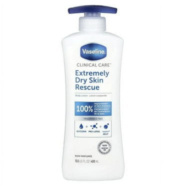 Vaseline, Clinical Care, Extremely Dry Skin Rescue Body Lotion, Fragrance Free, 13.5 fl oz