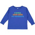 thumbnail image 3 of Inktastic I Still Live with My Parents Boys or Girls Long Sleeve Toddler T-Shirt, 3 of 5