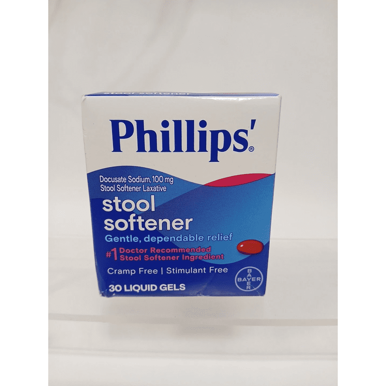 アリックス  サプリメント Philips Stool Softener Liquid Gels 30 Count for Gentle Relief of