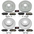 thumbnail image 2 of PowerStop Front and Rear Geomet Coated Brake Rotor and Pad Kit Fits: DODGE Select Models CRK6373, 2 of 5