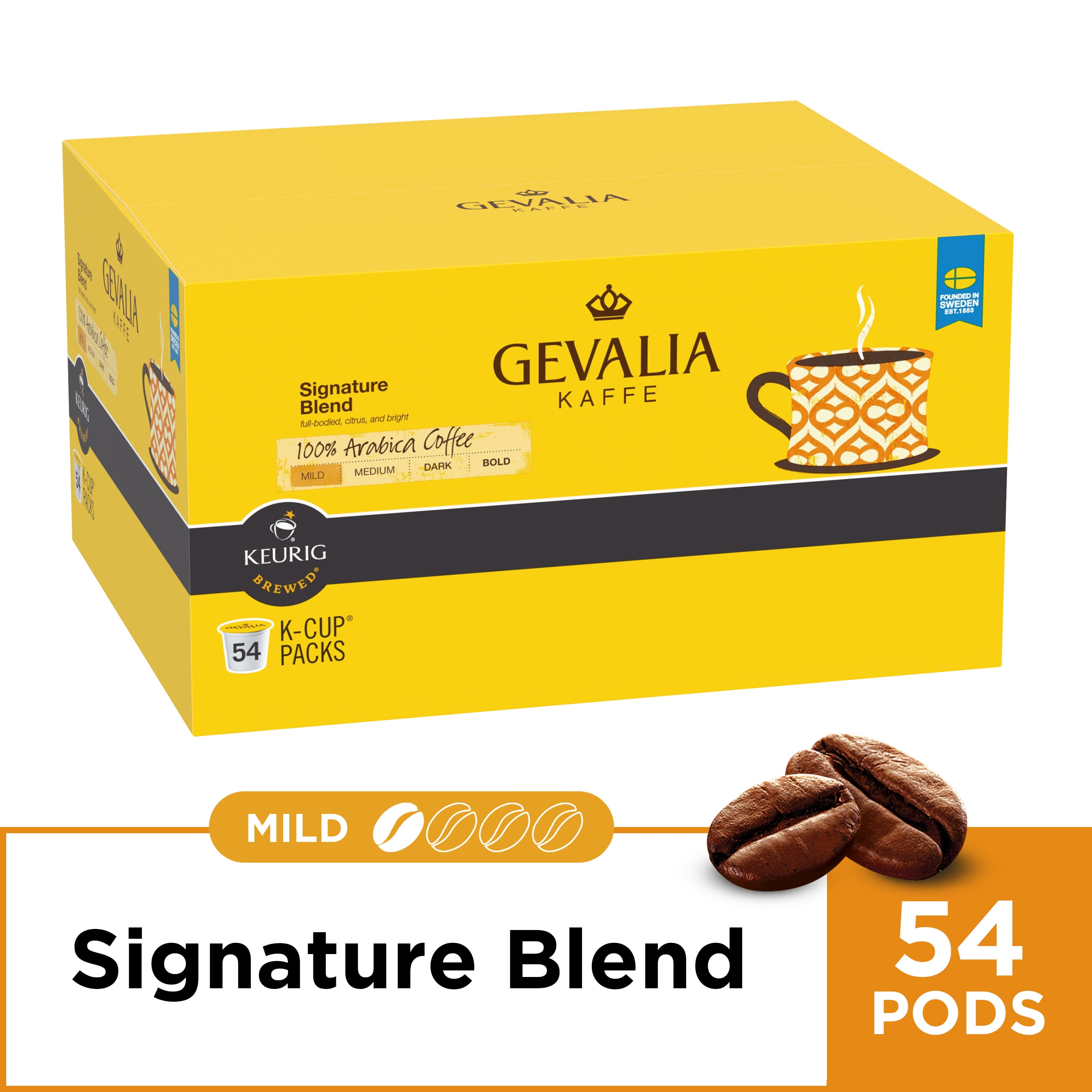 Gevalia Signature Blend Kcups Coffee Pods, 54 ct Box