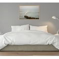 thumbnail image 5 of Kate and Laurel Sylvie Great White Heron Isla Holbox Framed Canvas Wall Art by Crystal Lynn Collins, 23x33 Natural, Soft Coastal Beach Bird Ocean Art for Wall, 5 of 6