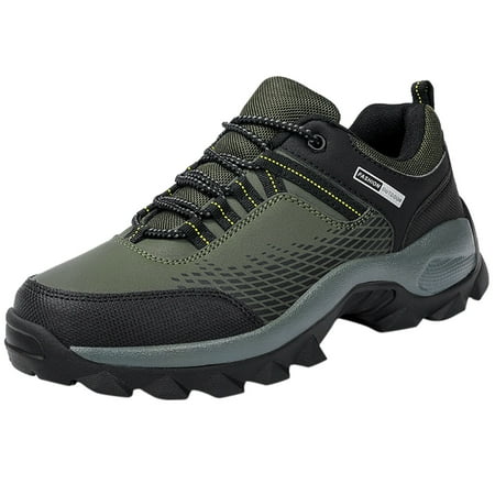 

Quealent Adult Men Fashion Sneakers Sneaker Boots Men Non Slip Work Shoes for Men Walking Shoe Sneakers Comfortable Leather Casual Sneaker Laces for Men Ag 7.5
