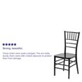 thumbnail image 2 of 2 Pk. HERCULES PREMIUM Series Black Resin Stacking Chiavari Chair, 2 of 9