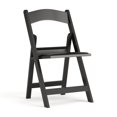 thumbnail image 1 of Flash Furniture Hercules Series  Black Resin Folding Chair, 1 of 9