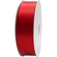 1-1/2 inch Wide 100 Yards Double Face Red Satin Ribbon Red Fabric ...