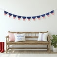 thumbnail image 2 of Northlight Americana Pennant USA Flag Hanging Wall Banner - 9.75', 2 of 6