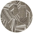 thumbnail image 2 of Addison Rugs Chantille Indoor/Outdoor Transitional Geometric Brown Washable Round Rug, 8' x 8', 2 of 6