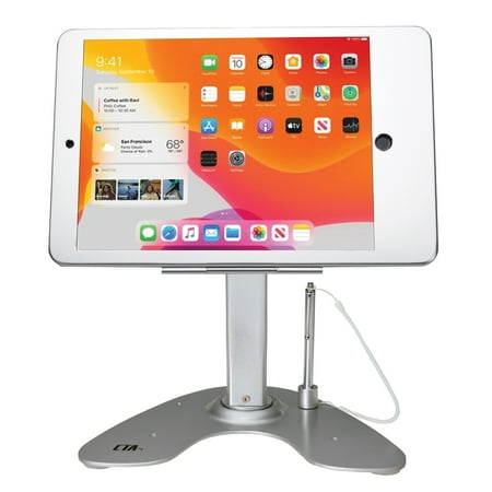 CTA Digital - Dual Security Kiosk Stand with Locking Case and Cable for iPad 10.2-Inch 7th Generation