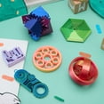 thumbnail image 6 of Joyfy 6 Pcs 3D Printed Fidgets Spin Fractal Click Gear Stress Relief Toys for Kids & Adults, Metallic Color ADHD Autism Product, Sensory Tools, Gifts for Birthday Christmas, 6 of 9