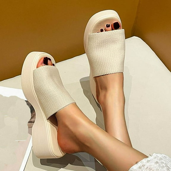 Censtreet Women’s Flat Trendy Dressy Womans Summer Wedge Sandals with Comfortable Flatform Arch Support Walking Outdoor