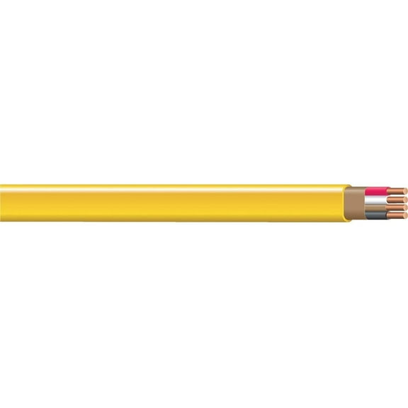 Southwire Romex Nonmetallic With Ground Sheathed Cable - Insulated Copper - 250' Yellow