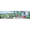 thumbnail image 2 of Motz, Peter 32x11 Black Ornate Wood Framed with Double Matting Museum Art Print Titled - Panorama II, 2 of 4