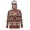Aztec Tribal Pattern Red Beige Black, variant on Men's Hooded Fishing Shirt Sun Protection Full Coverage Running Fishing Hoodie UV Protection Long Sleeve Hiking Clothes with Mesh Face Mask, L, Camo Hunting Forest Deer