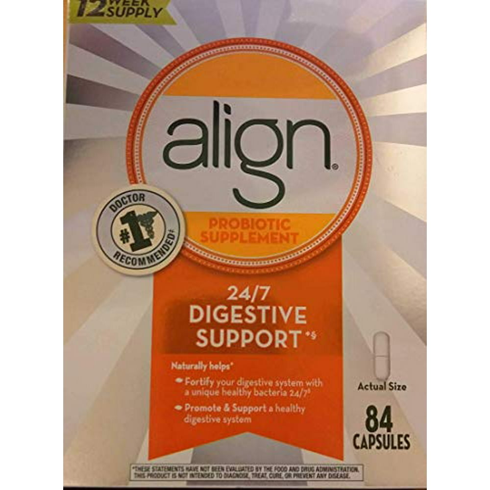 Align Daily Probiotic Supplement Capsules, 84 Count