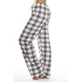 thumbnail image 1 of Pantalon de Pyjama à Carreaux pour Femmes en Jersey 100 % Coton Vêtements de Nuit, 1 of 3