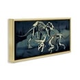 thumbnail image 4 of Stupell Industries Dinosaur Skeletons Duo Animals Painting Gold Floater Framed Canvas Art Print Wall Art, 25 x 11, 4 of 10