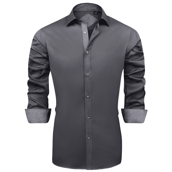 sogami Mens Long Sleeve Stretch Dress Shirts Casual Button Down Shirt