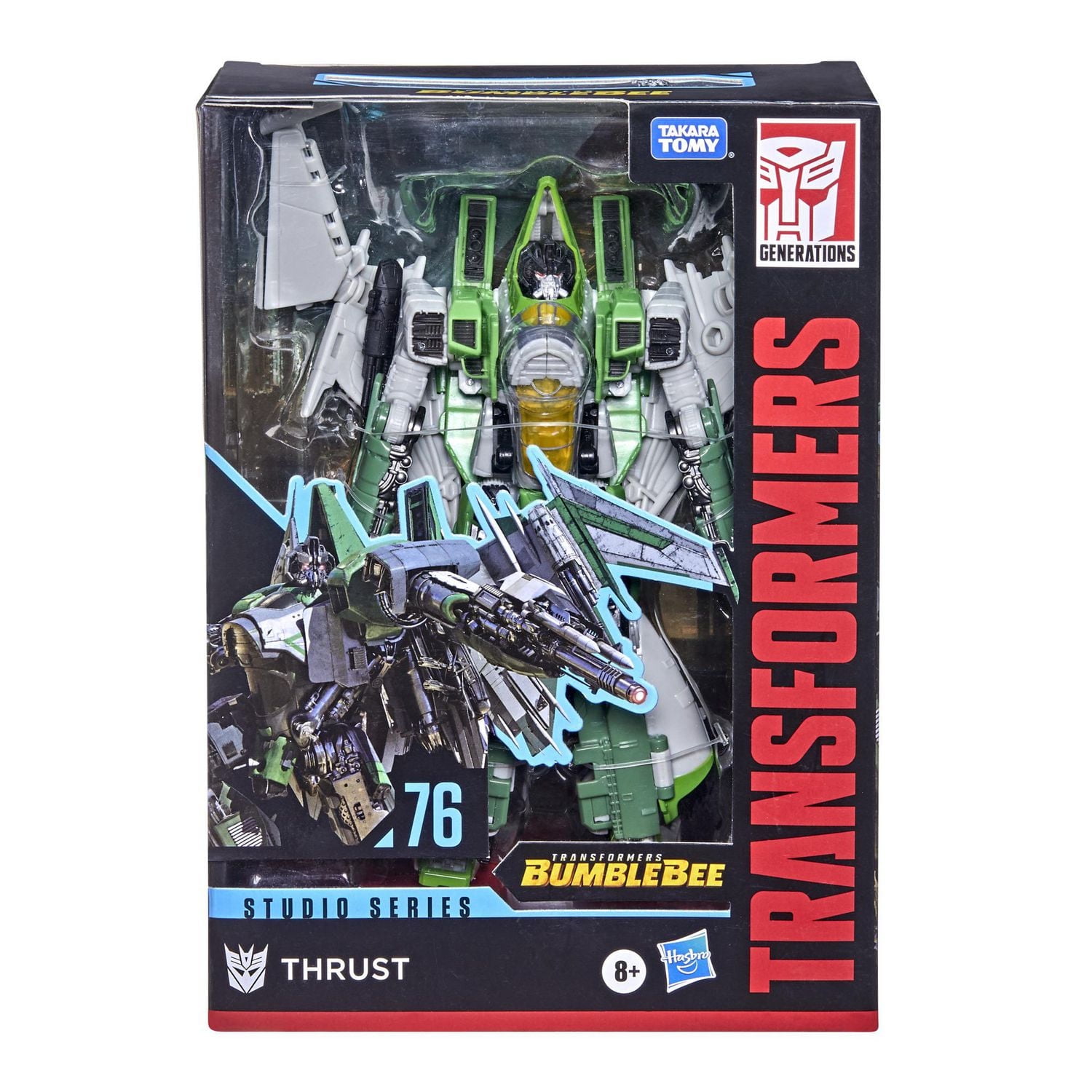 Transformers Toys Studio Series 76 Voyager Class Transformers: Bumblebee Thrust Action Figure - Ages 8 and Up, 6.5-inch