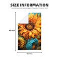 thumbnail image 2 of Sikiie Deep Yellow Colorful Sunflower Waffle Weave Kitchen Dish Cloth,Super Absorbent Kitchen Dish Towels 16*26 Inches for Dish Rags Washing Dishes, Drying Dishes, 2 of 7