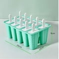 thumbnail image 2 of Popsicle Mould，Popsicle Molds 6 Pieces Silicone Ice Pop Molds BPA Free Popsicle Mold Reusable Easy Release Ice Pop Make, 2 of 6