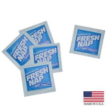 Specialty Quality Packagi 6700263 PE 4.5 x 6.2 Fresh Nap Moist Wet Nap, Pack of 1000
