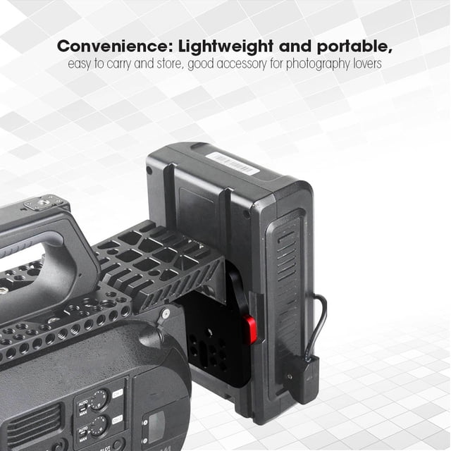 V Lock Battery Plate, Wide Application Aluminium Alloy Durable Quick Release Portable Battery Plate For Camera For Photography Lovers