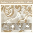 thumbnail image 5 of Nanshing  Angelique 9 Piece Traditional Scroll Comforter Ste Beige Gold - California King, 5 of 5