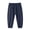 Navy, variant on Asxite Toddler Boys Pants Solid Faux Linen Tapered Elastic Waist Pocket Breathable Sweatpants 5-15Y