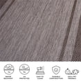 thumbnail image 7 of Pemberly Row Polypropylene Beige Indoor Outdoor Rug - Runner 2'3" x 8', 7 of 7