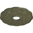thumbnail image 3 of Ekena Millwork 17 7/8"OD x 3 7/8"ID x 1"P Terrones Butterfly Ceiling Medallion (Fits Canopies up to 3 7/8"), Hand-Painted Painted Turtle, 3 of 6