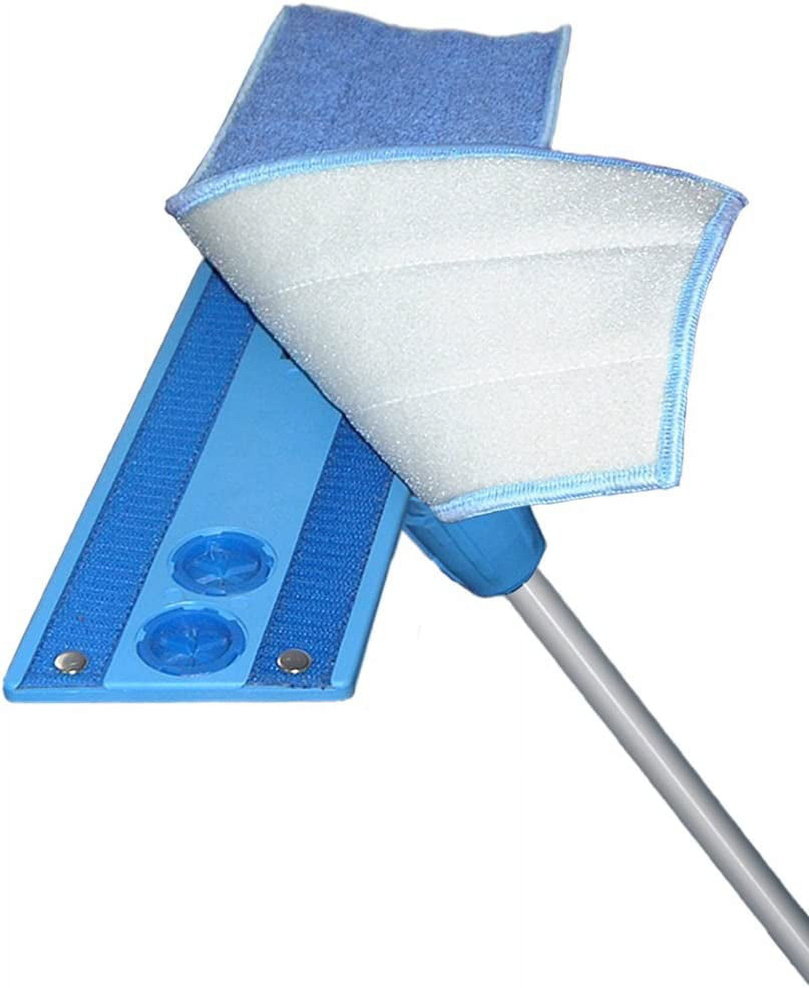  Superio Miracle Mop Set Microfiber Flat Mop Wet and Dust Mop  Best Mop for Vinyl Plank, Hardwood, Laminate, Tile Flooring, Wall, with  Aluminum Telescopic Handle, and Velcro Microfiber Mop Pad, Grey 