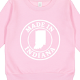 thumbnail image 3 of Inktastic Made in Indiana White Toddler Sweatshirt, 3 of 4