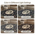 thumbnail image 7 of ODIKA 4'x6' Ultra-Soft Area Rug, Vintage Fish Crossed Fishing Rods Bass Distressed Navy Cream None Washable, Bare feet friendly, Silk-Touch for Bedroom Home office, 7 of 7