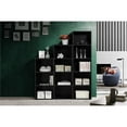 thumbnail image 5 of Pemberly Row Five Shelf Multi-Purpose Wooden Bookcase in Black Finish, 5 of 5