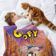 thumbnail image 2 of Goofy-Anti-Pilling Flannel Blanket Soft Lightweight Plush Fuzzy Cozy Luxury Blanket for Home and Kitchen Use – Perfect for Kids and Adults 40"x60", 2 of 6