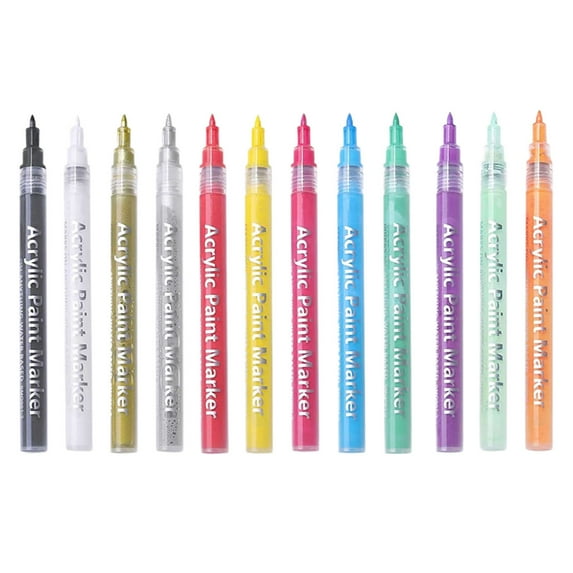 opvise Nail Art Pen Quick Dry DIY Decoration Fine Details Flower Pattern Manicure Tool Waterproof Painting Liner Brush Nail Art Drawing Pen Light Green